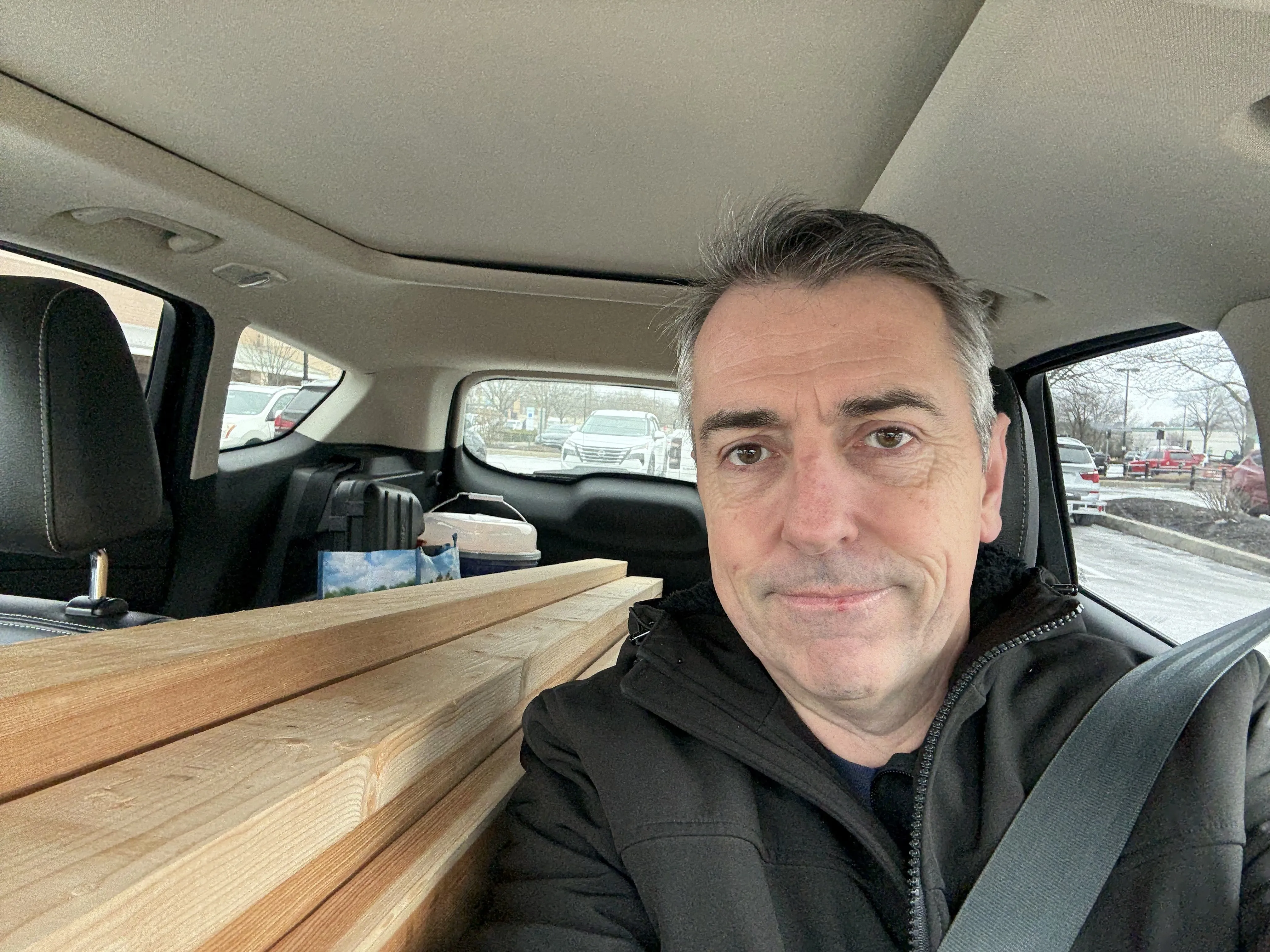 The obligatory lumber selfie